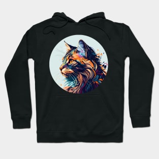 The Cat Lovers Colorful Pop Art Hoodie